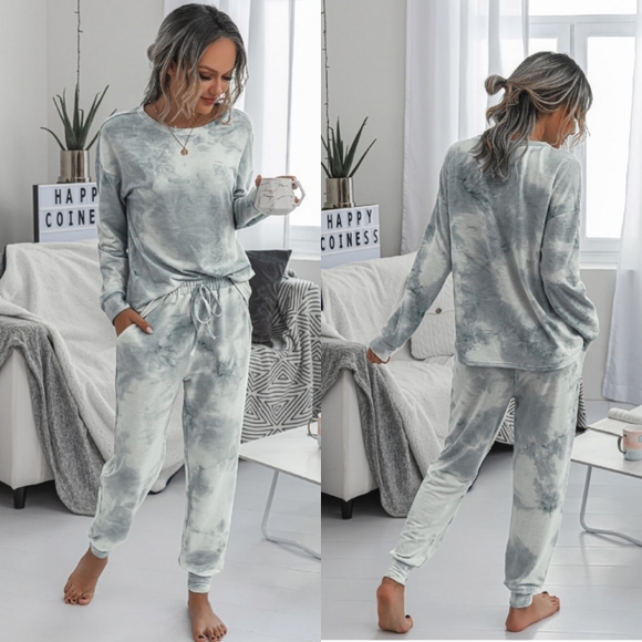 Blacklily Pants - Comfy Tie Dye Lounge Set